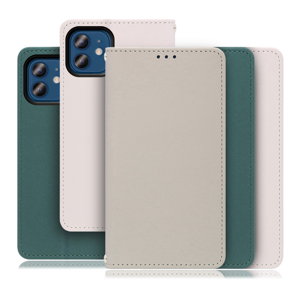 [ LOOF SKIN ] iPhone 12 / 12 Pro iphone12 iphone12pro 12pro 12プロ スマホケース ケース カバー 手帳型ケース ストラップホール スピーカーホール カード収納 マグネット付き ベルトなし  [ iPhone 12 / 12 Pro ]