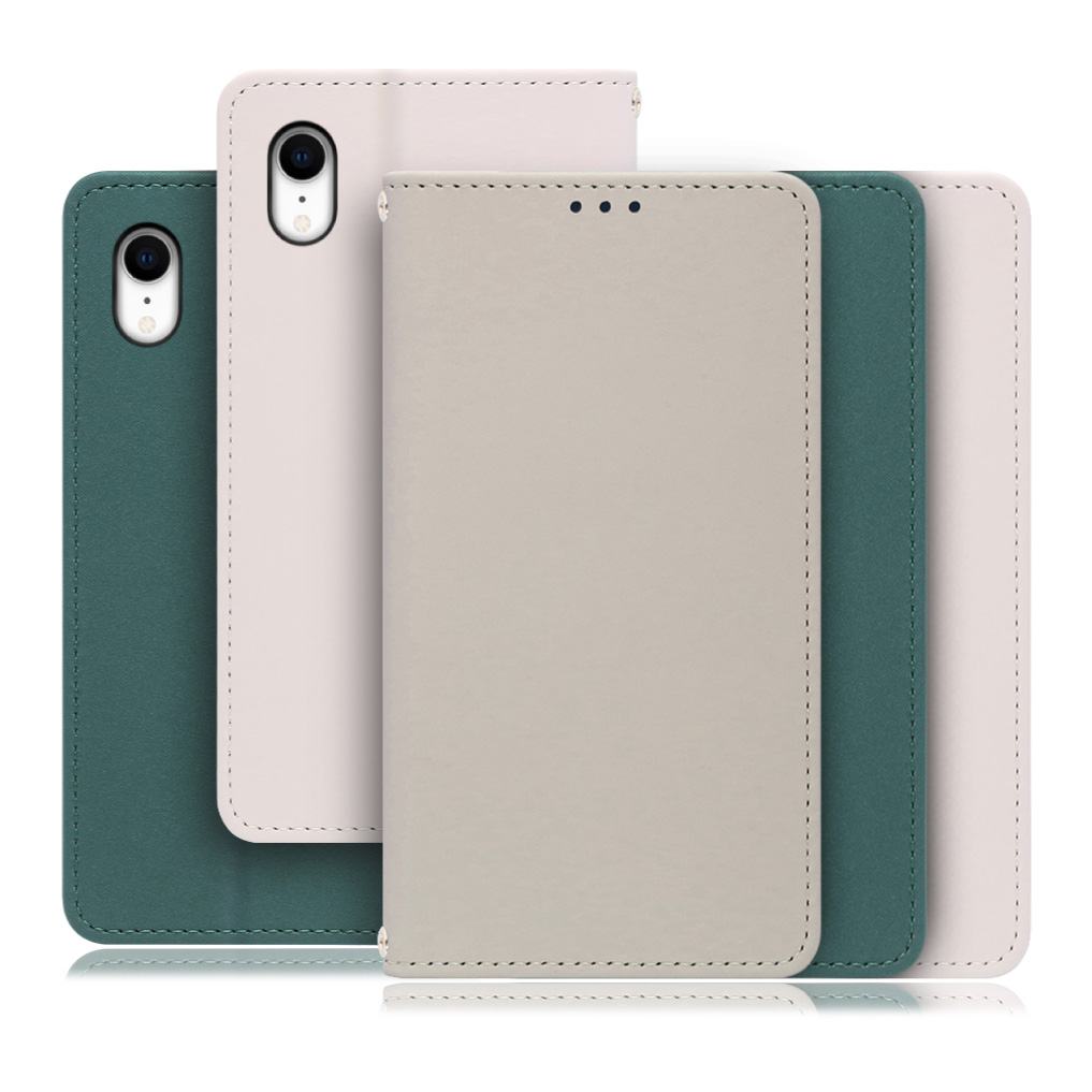 [ LOOF SKIN ] iPhone XR iPhonexr スマホケース ケース カバー 手帳型ケース ストラップホール スピーカーホール カード収納 マグネット付き ベルトなし  [ iPhone XR ]