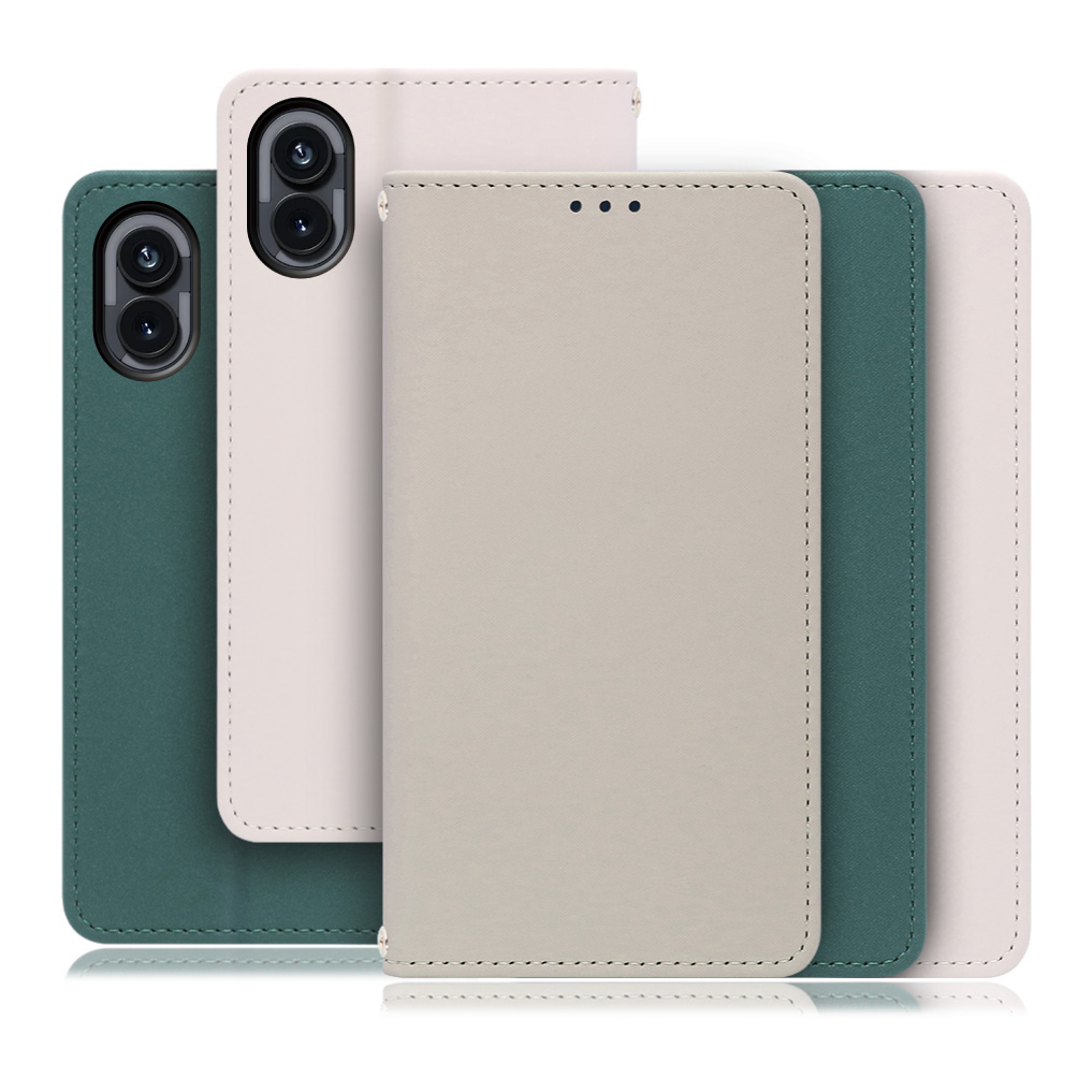 [ LOOF SKIN ] Nothing Phone (2) nothingphone スマホケース ケース カバー 手帳型ケース ストラップホール スピーカーホール カード収納 マグネット付き ベルトなし  [ Nothing Phone (2) ]