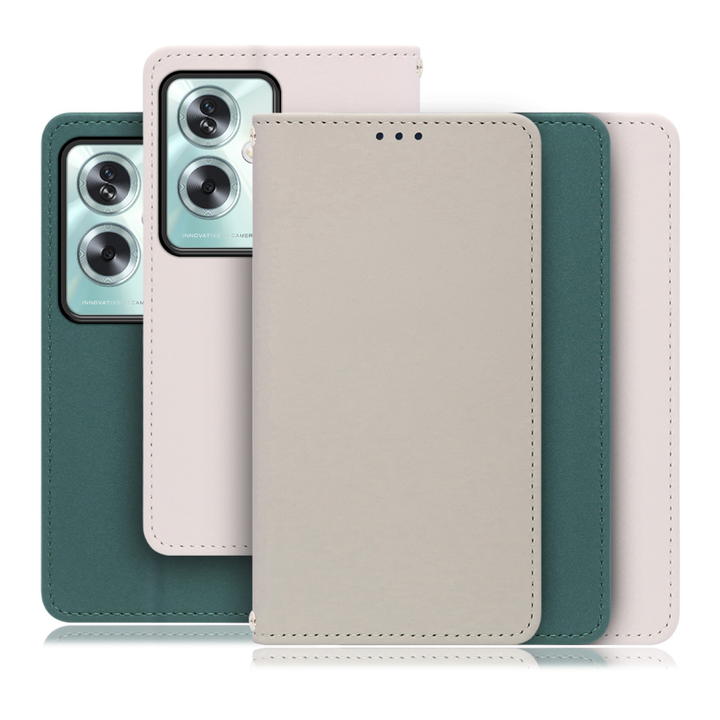 [ LOOF SKIN ] OPPO A79 5G A795G スマホケース ケース カバー 手帳型ケース ストラップホール スピーカーホール カード収納 マグネット付き ベルトなし  [ OPPO A79 5G ]