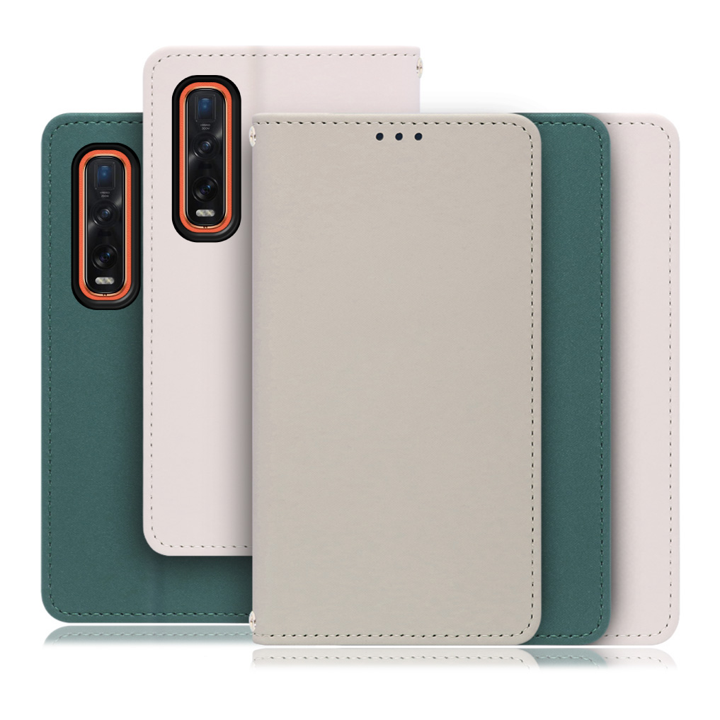[ LOOF SKIN ] OPPO Find X2 Pro OPG01 findx2pro findx2 x2pro スマホケース ケース カバー 手帳型ケース ストラップホール スピーカーホール カード収納 マグネット付き ベルトなし  [ OPPO Find X2 Pro ]