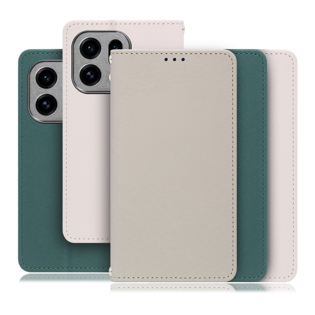 [ LOOF SKIN ] OPPO Find X9 OPG07 CPH2797 スマホケース ケース カバー 手帳型ケース ストラップホール スピーカーホール カード収納 マグネット付き ベルトなし  [ OPPO Find X9 ]