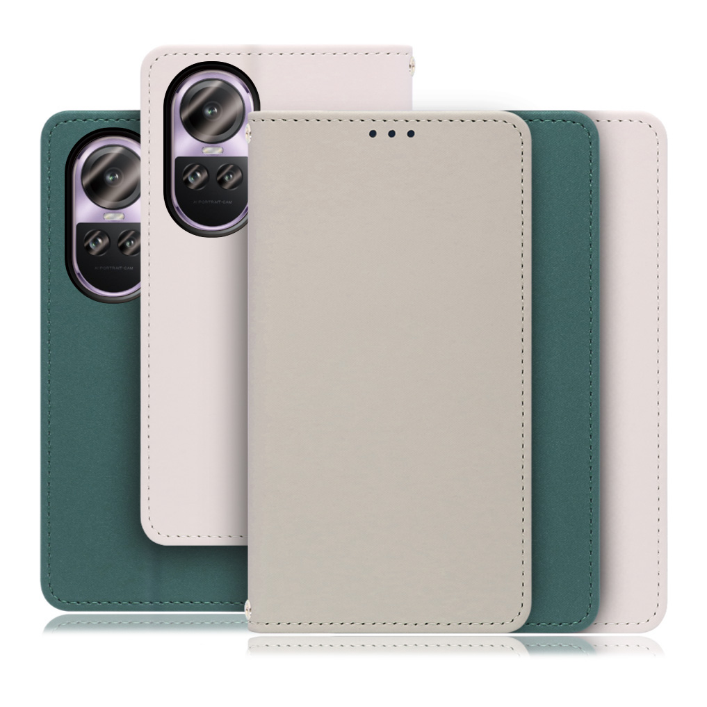 [ LOOF SKIN ] OPPO Reno10 Pro 5G Reno10 Pro 10Pro スマホケース ケース カバー 手帳型ケース ストラップホール スピーカーホール カード収納 マグネット付き ベルトなし  [ OPPO Reno10 Pro 5G ]