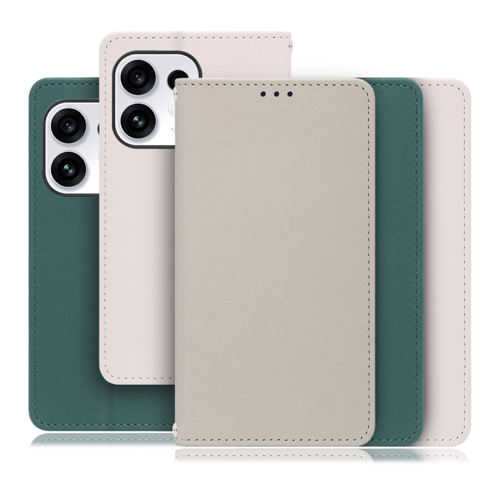 [ LOOF SKIN ] OPPO Reno16 5G CPH2865 スマホケース ケース カバー 手帳型ケース ストラップホール スピーカーホール カード収納 マグネット付き ベルトなし  [ OPPO Reno16 5G ]