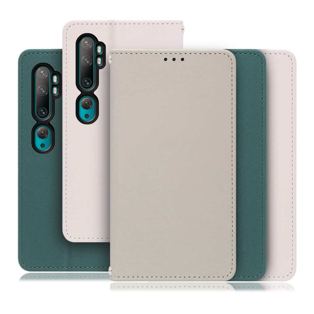 [ LOOF SKIN ] Xiaomi Mi Note 10 / Mi Note 10 Pro minote10 minote10pro 10pro スマホケース ケース カバー 手帳型ケース ストラップホール スピーカーホール カード収納 マグネット付き ベルトなし  [ Mi Note 10 / Mi Note 10 Pro ]