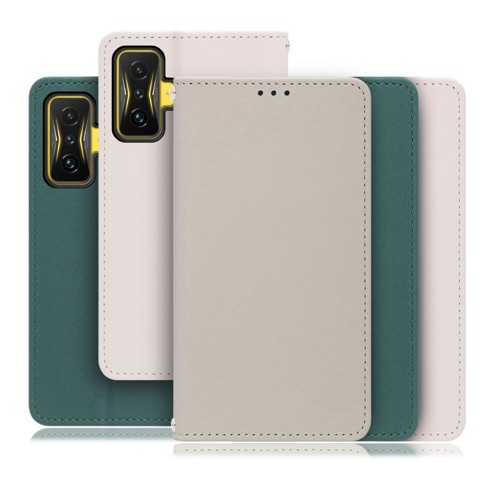 [ LOOF SKIN ] Xiaomi POCO F4 GT pocof4gt スマホケース ケース カバー 手帳型ケース ストラップホール スピーカーホール カード収納 マグネット付き ベルトなし  [ POCO F4 GT ]