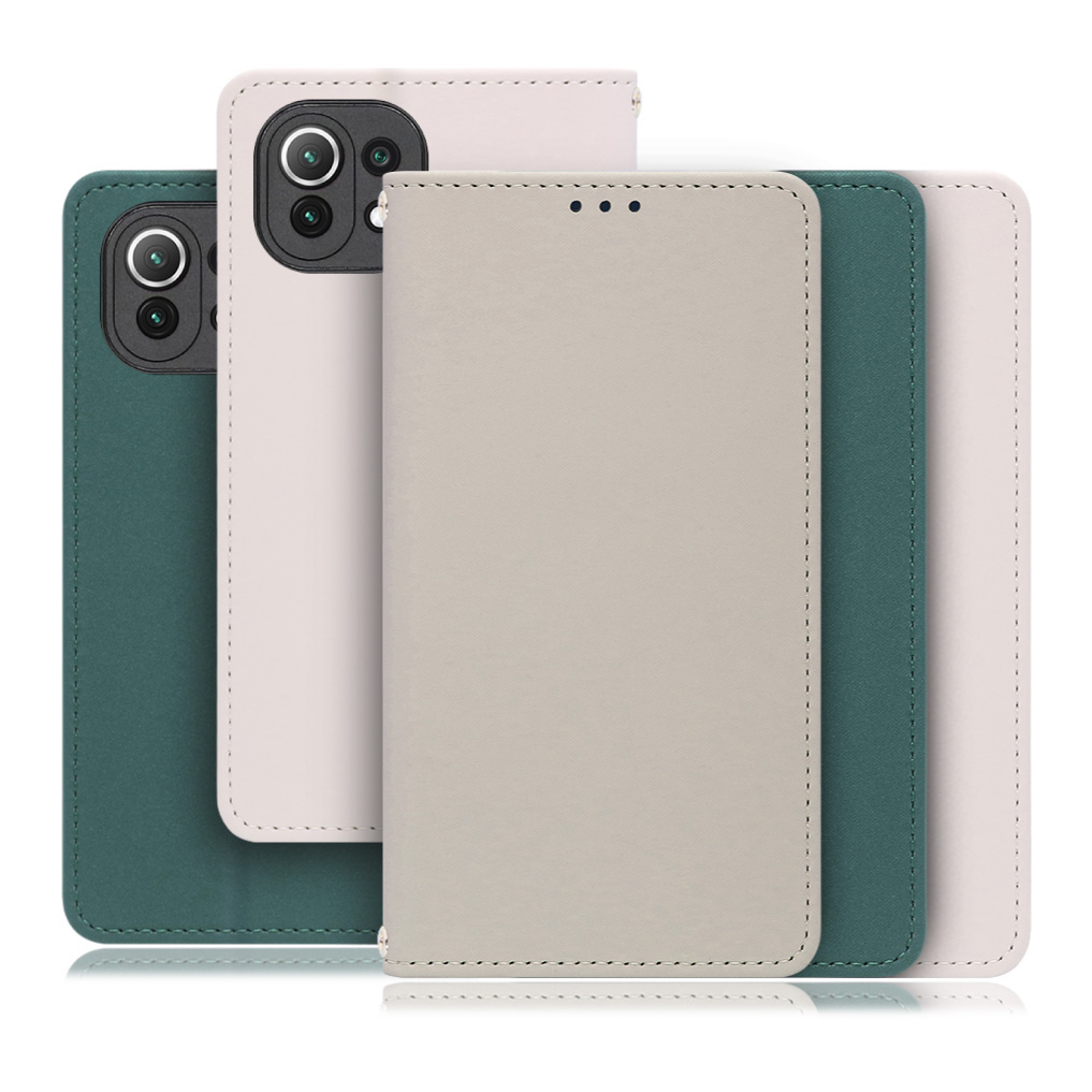 [ LOOF SKIN ] Xiaomi Mi 11 Lite 5G mi11lite5g 11lite スマホケース ケース カバー 手帳型ケース ストラップホール スピーカーホール カード収納 マグネット付き ベルトなし  [ Mi 11 Lite 5G ]