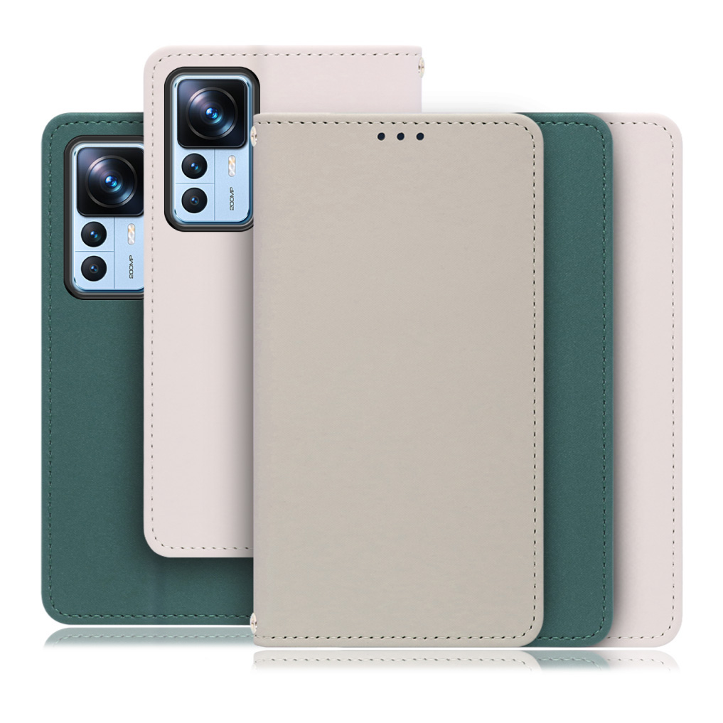 [ LOOF SKIN ] Xiaomi 12T Pro 12tpro スマホケース ケース カバー 手帳型ケース ストラップホール スピーカーホール カード収納 マグネット付き ベルトなし  [ Xiaomi 12T Pro ]
