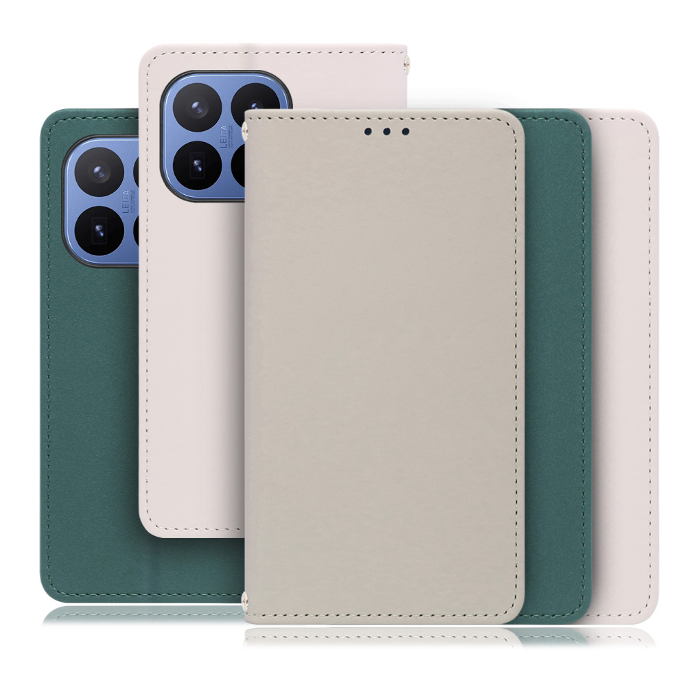 [ LOOF SKIN ] Xiaomi 17T Pro シャオミ スマホケース ケース カバー 手帳型ケース ストラップホール スピーカーホール カード収納 マグネット付き ベルトなし  [ Xiaomi 17T Pro ]