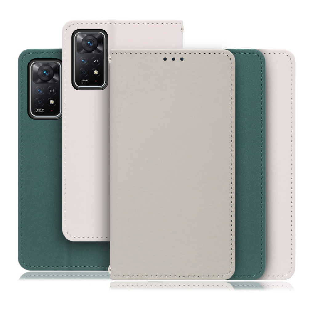 [ LOOF SKIN ] Xiaomi Redmi Note 11 Pro 5G redminote11pro5g note11pro 11pro スマホケース ケース カバー 手帳型ケース ストラップホール スピーカーホール カード収納 マグネット付き ベルトなし  [ Redmi Note 11 Pro 5G ]