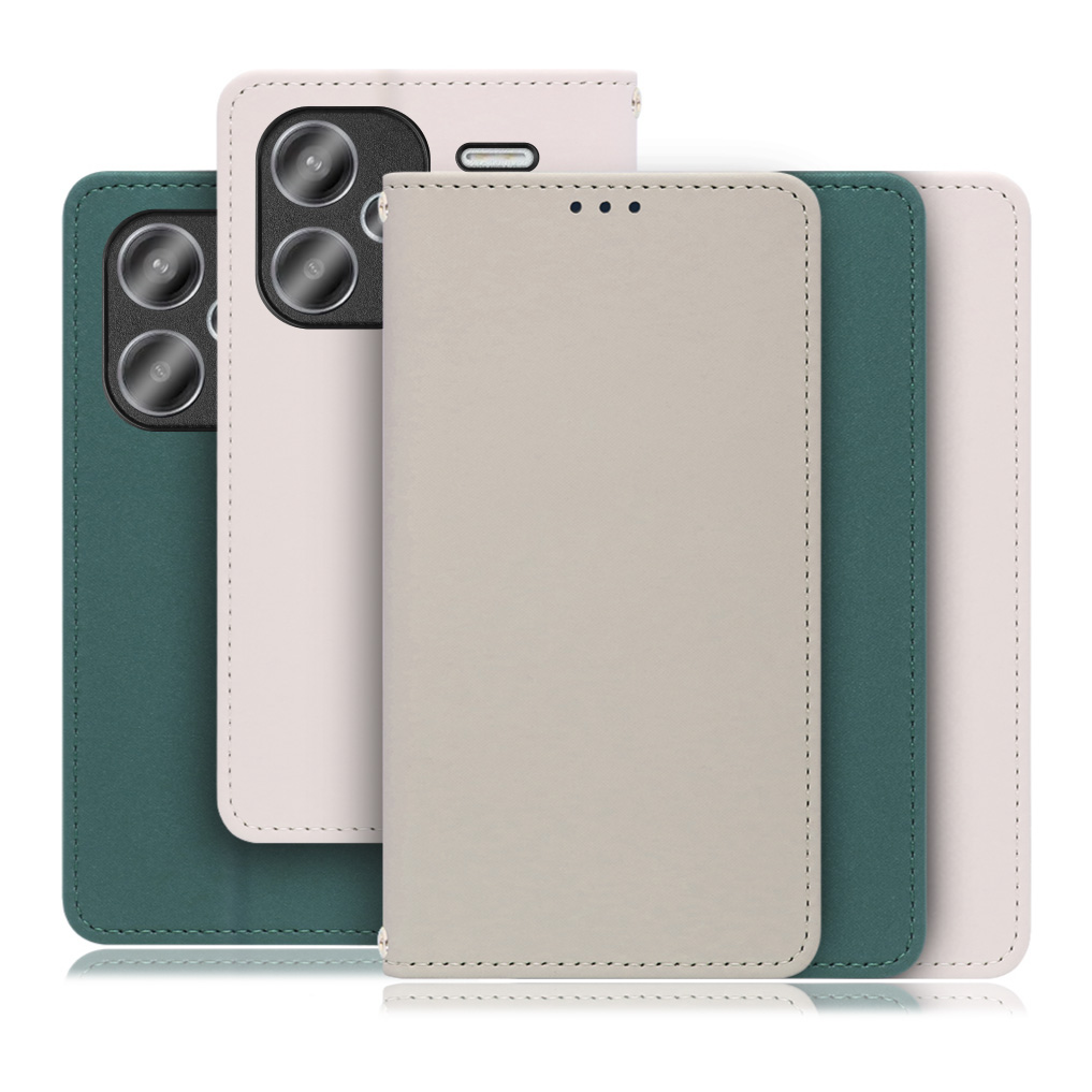 [ LOOF SKIN ] Xiaomi Redmi Note 13 Pro+ 5G  スマホケース ケース カバー 手帳型ケース ストラップホール スピーカーホール カード収納 マグネット付き ベルトなし  [ Redmi Note 13 Pro+ 5G ]
