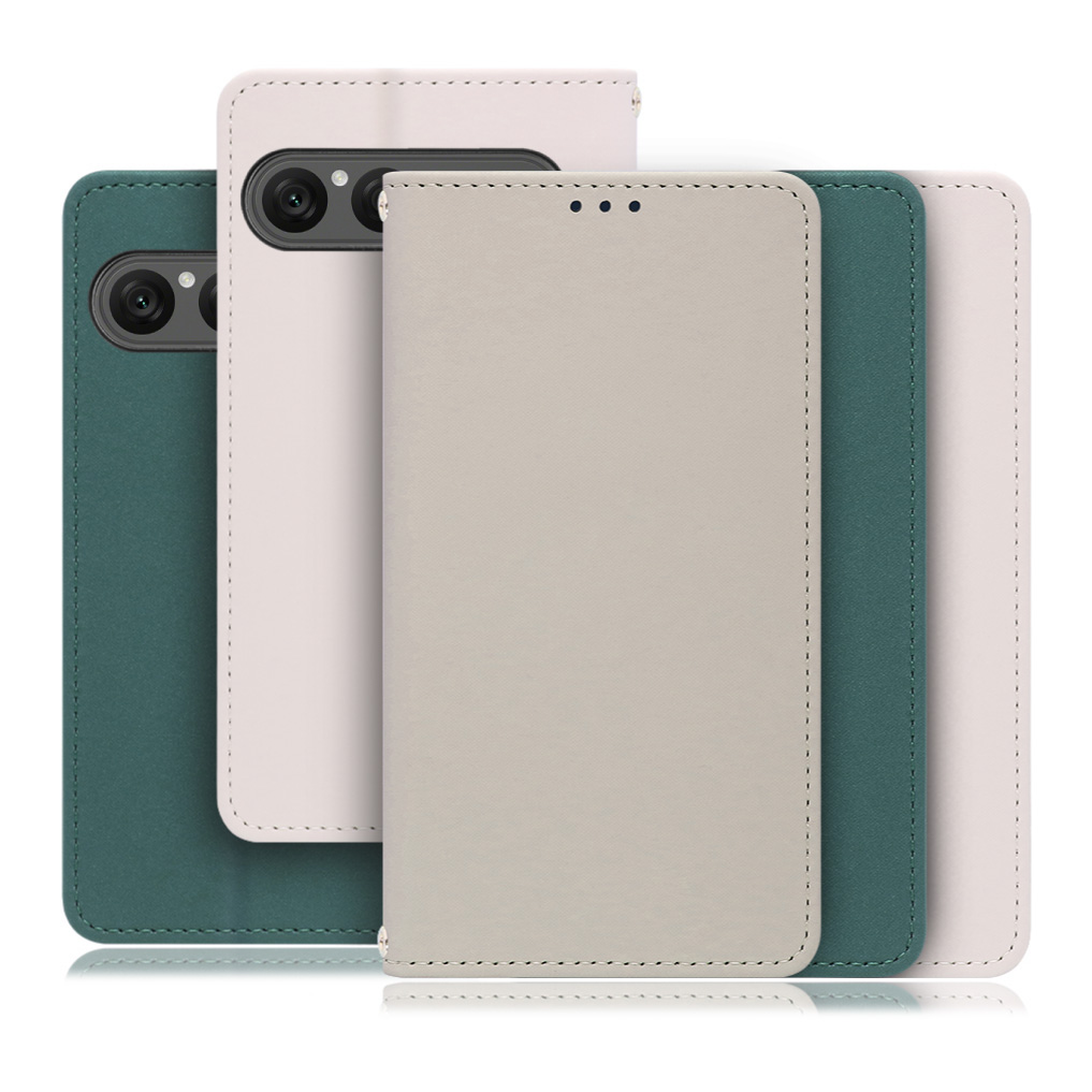 [ LOOF SKIN ] Xperia 10 VII エクスペリア XQ-FE44 スマホケース ケース カバー 手帳型ケース ストラップホール スピーカーホール カード収納 マグネット付き ベルトなし  [ Xperia 10 VII 用 ]