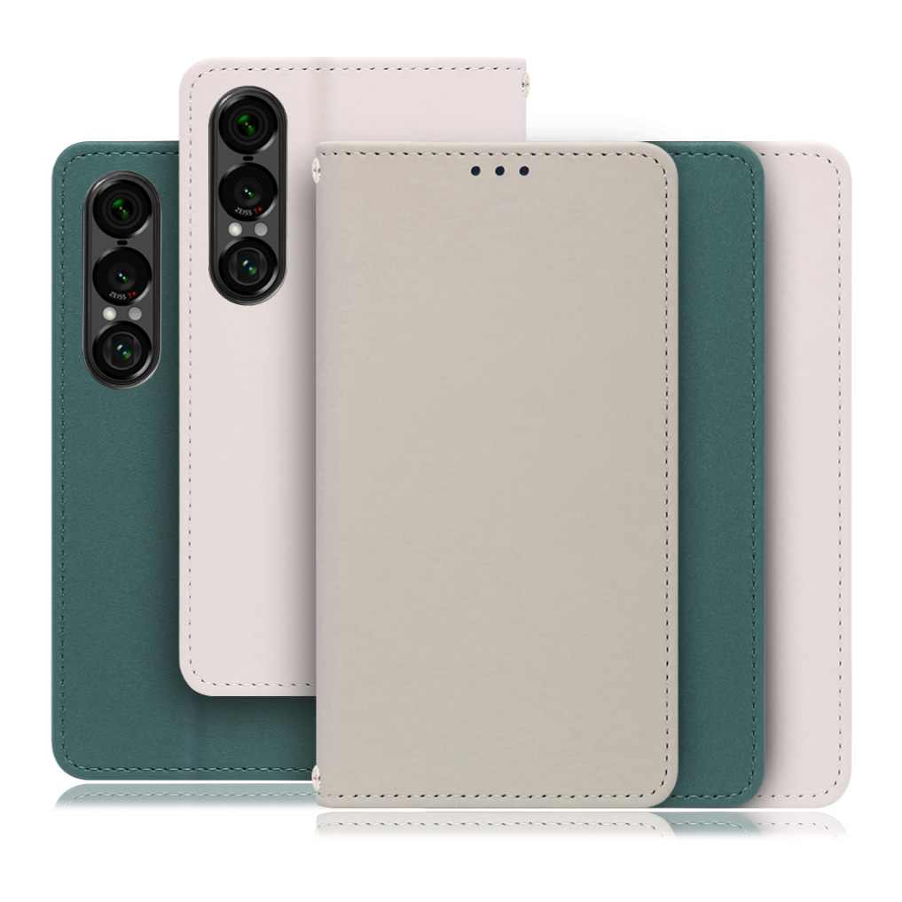 [ LOOF SKIN ] Xperia 1 VII SO-51F スマホケース ケース カバー 手帳型ケース ストラップホール スピーカーホール カード収納 マグネット付き ベルトなし  [ Xperia 1 VII ]