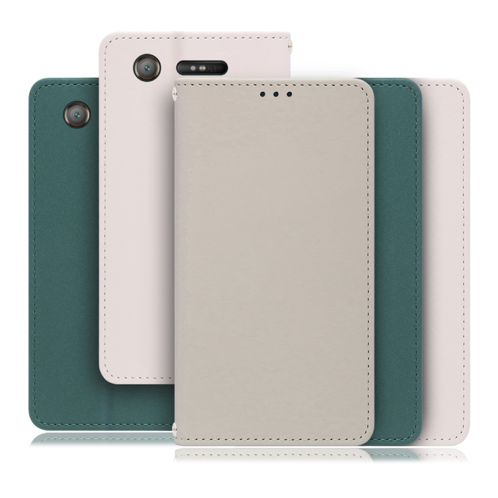 [ LOOF SKIN ] Xperia XZ1 SO-01K / SOV36  スマホケース ケース カバー 手帳型ケース ストラップホール スピーカーホール カード収納 マグネット付き ベルトなし  [ Xperia XZ1 ]