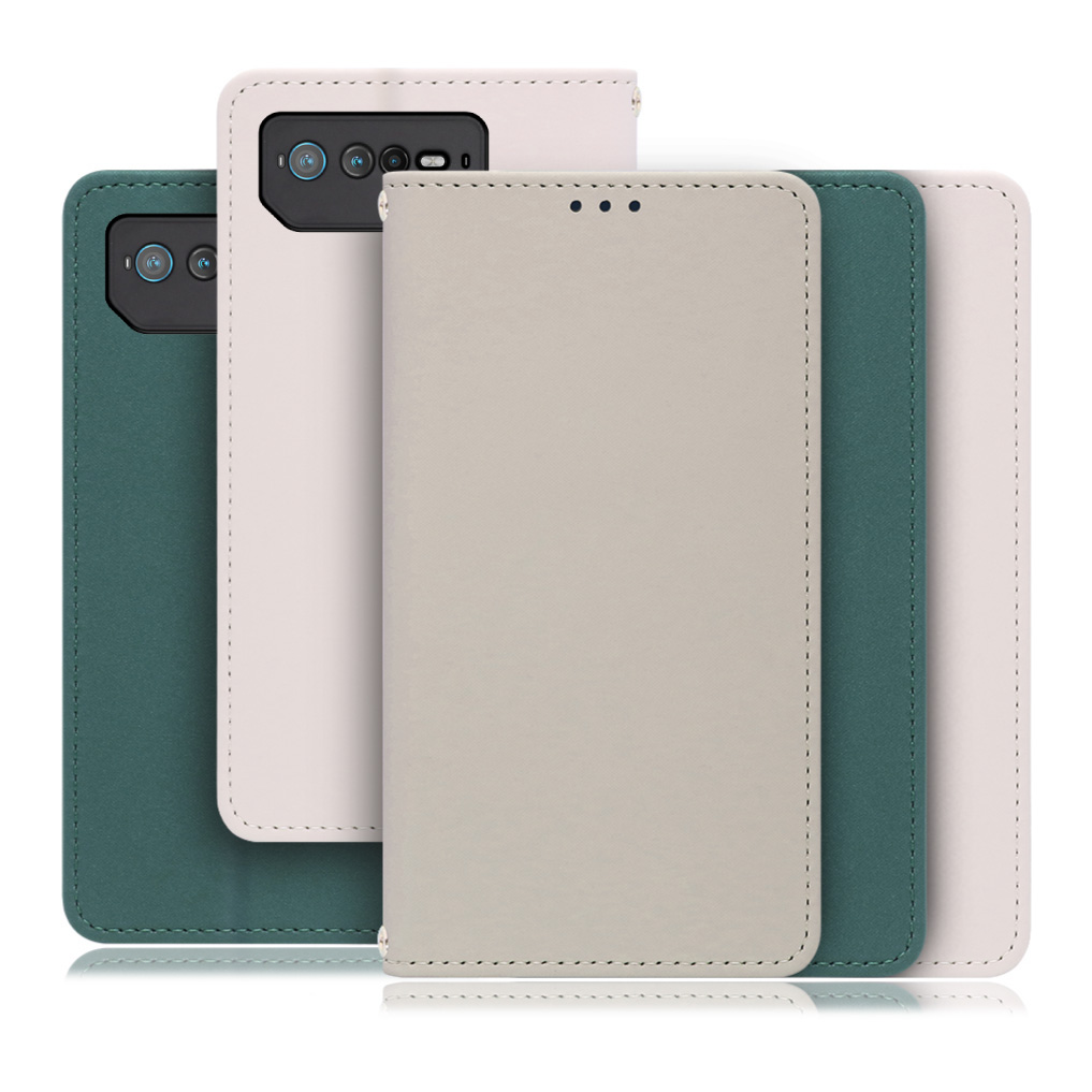 [ LOOF SKIN ] ROG Phone 6 / 6 Pro rogphone6 rogphone6pro 6pro スマホケース ケース カバー 手帳型ケース ストラップホール スピーカーホール カード収納 マグネット付き ベルトなし  [ ROG Phone 6/6 Pro ]