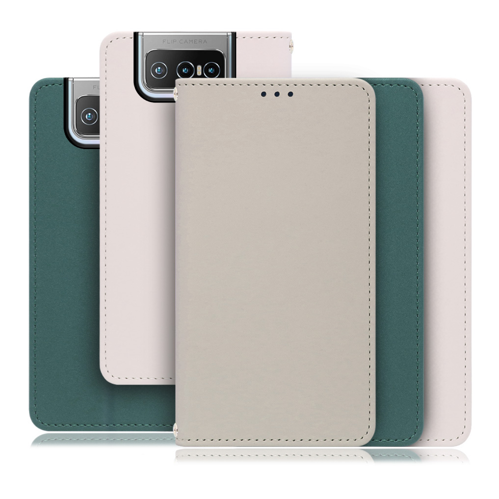 [ LOOF SKIN ] ZenFone 7 / ZenFone 7 Pro zenfone7 7pro スマホケース ケース カバー 手帳型ケース ストラップホール スピーカーホール カード収納 マグネット付き ベルトなし  [ ZenFone 7 / ZenFone 7 Pro ]