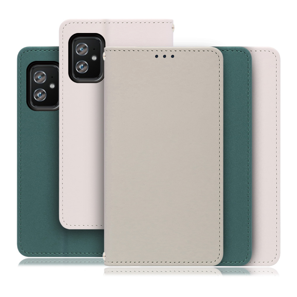 [ LOOF SKIN ] Zenfone 8 ZS590KS zenfone8 スマホケース ケース カバー 手帳型ケース ストラップホール スピーカーホール カード収納 マグネット付き ベルトなし  [ Zenfone 8 (ZS590KS) ]