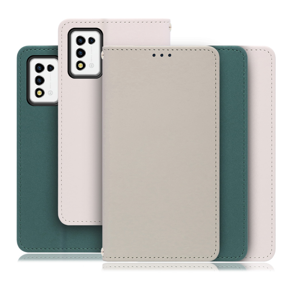 [ LOOF SKIN ] Libero 5G III libero5gⅢ スマホケース ケース カバー 手帳型ケース ストラップホール スピーカーホール カード収納 マグネット付き ベルトなし  [ Libero 5G III ]