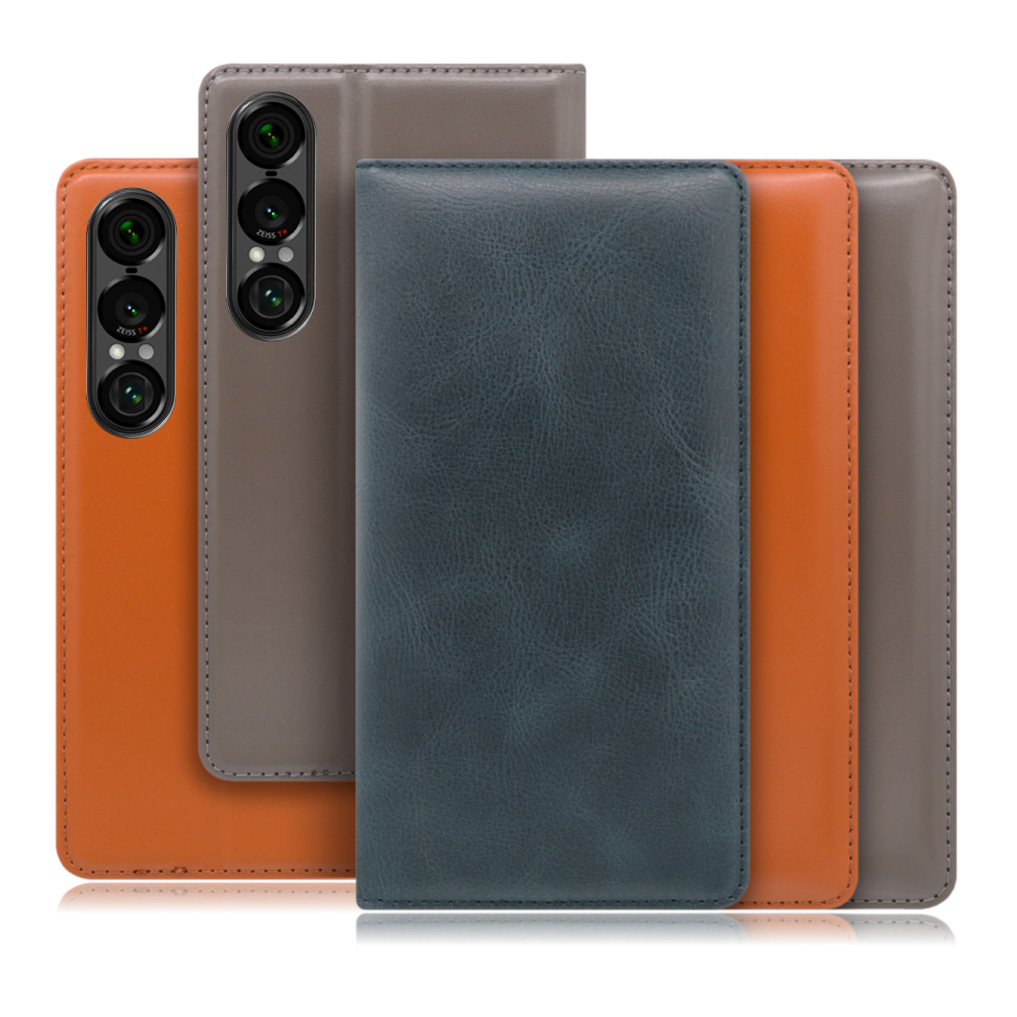 [ LOOF SIMPLLE ] Xperia 1 VII SO-51F スマホケース ケース カバー 手帳型ケース カード収納 本革 マグネットなし ベルトなし [ Xperia 1 VII ]