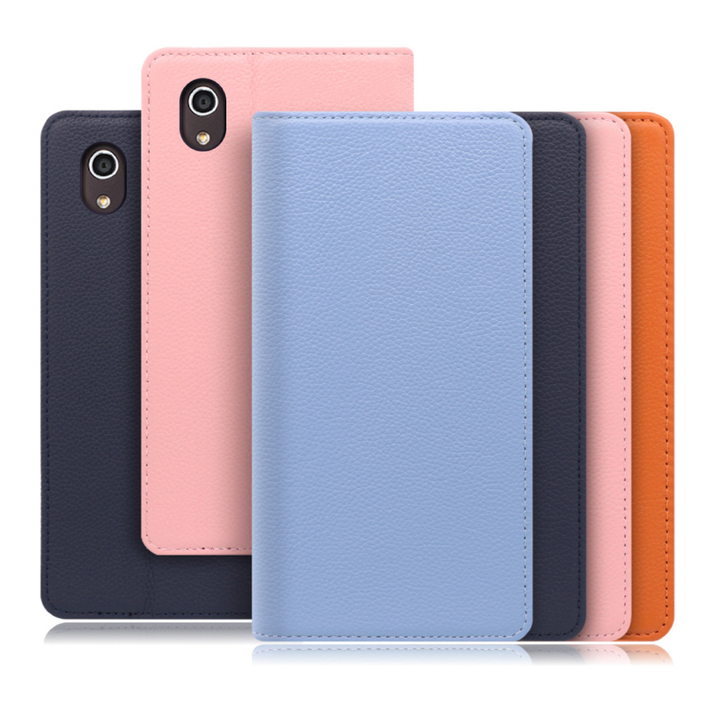 [ LOOF PASTEL ] Android One S4 Androidone S4 androidoneS4 スマホケース ケース カバー 手帳型ケース カード収納 マグネット付き 本革 ベルトなし [ Android One S4 ]