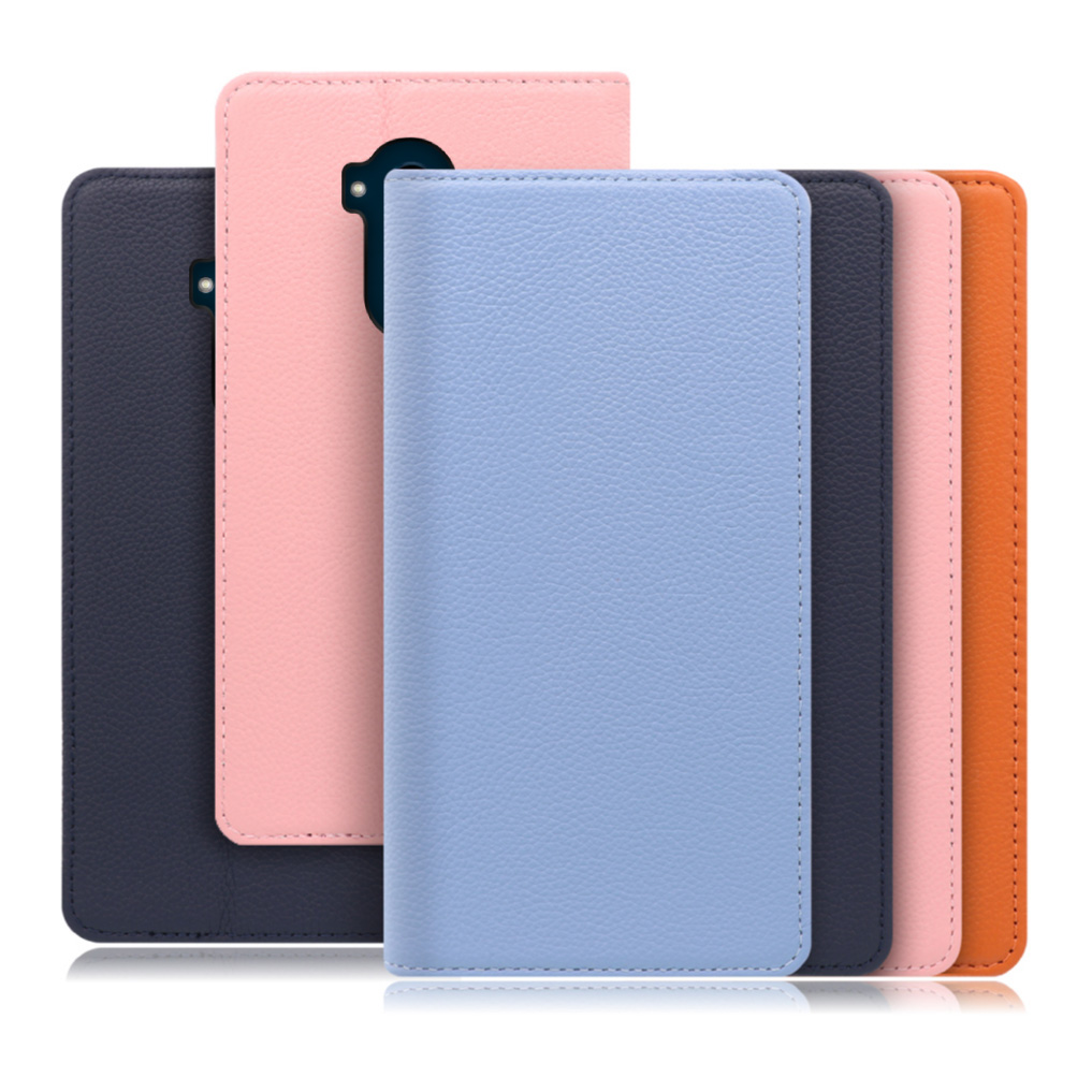 [ LOOF PASTEL ] Android One X5 Androidone X5 androidoneX5 スマホケース ケース カバー 手帳型ケース カード収納 マグネット付き 本革 ベルトなし [ Android One X5 ]