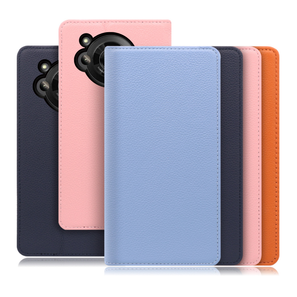 [ LOOF PASTEL ] AQUOS R7 SH-52C  スマホケース ケース カバー 手帳型ケース カード収納 マグネット付き 本革 ベルトなし [ AQUOS R7 ]