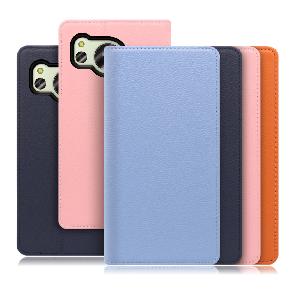 [ LOOF PASTEL ] AQUOS sense8 SH-54D / SHG11 sense 8 スマホケース ケース カバー 手帳型ケース カード収納 マグネット付き 本革 ベルトなし [ AQUOS sense8 ]