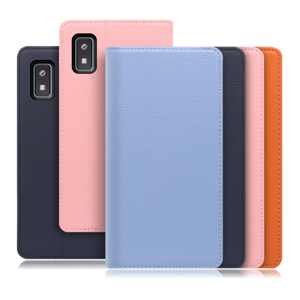 [ LOOF PASTEL ] AQUOS wish2 / wish  スマホケース ケース カバー 手帳型ケース カード収納 マグネット付き 本革 ベルトなし [ AQUOS wish/wish2 ]