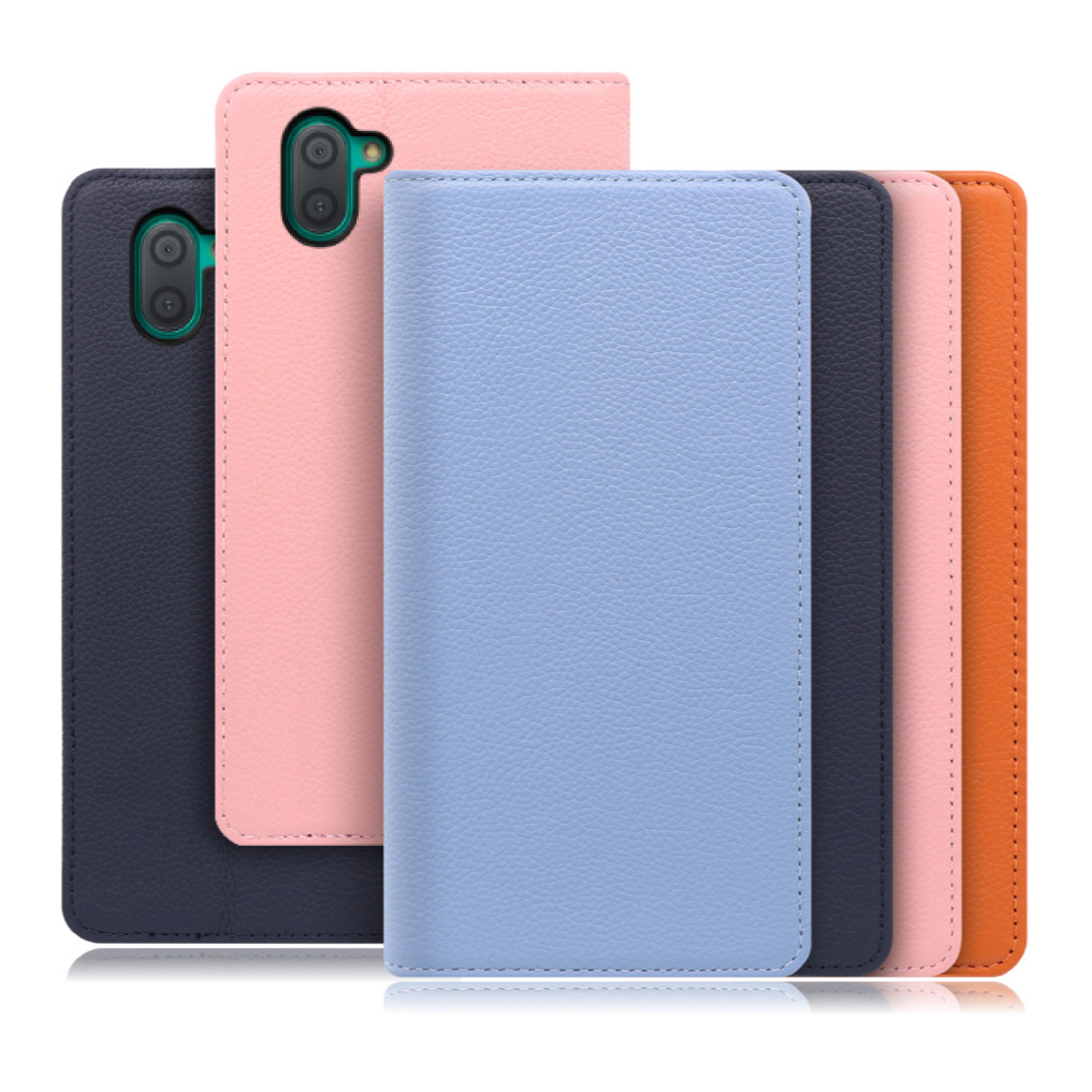 [ LOOF PASTEL ] AQUOS R3 SH-04L / SHV44  スマホケース ケース カバー 手帳型ケース カード収納 マグネット付き 本革 ベルトなし [ AQUOS R3 ]