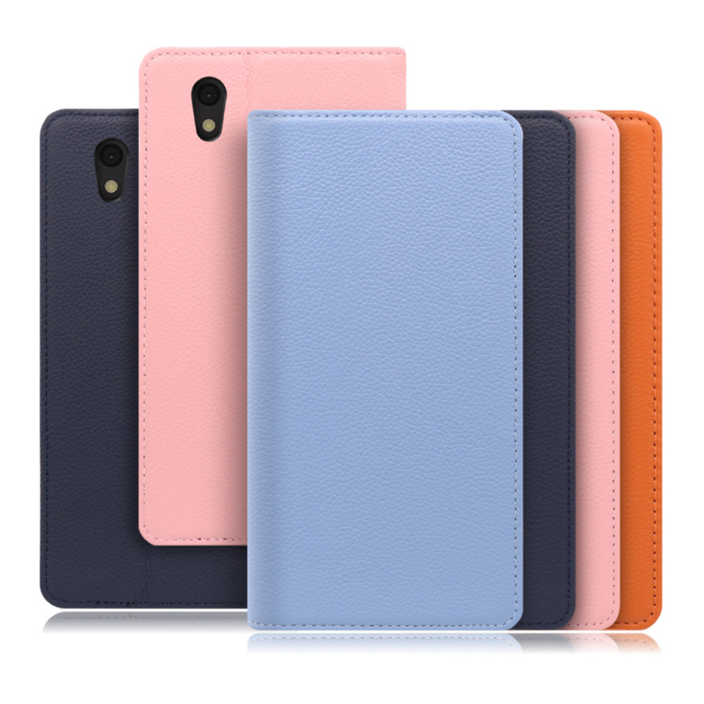 [ LOOF PASTEL ] AQUOS sense / sense lite / sense basic senselite sensebasic スマホケース ケース カバー 手帳型ケース カード収納 マグネット付き 本革 ベルトなし [ AQUOS sense / sense lite / sense basic ]