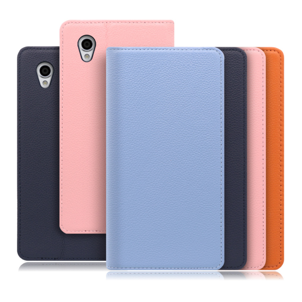 [ LOOF PASTEL ] AQUOS sense plus SH-M07  senseplus senseplus スマホケース ケース カバー 手帳型ケース カード収納 マグネット付き 本革 ベルトなし [ AQUOS sense plus ]