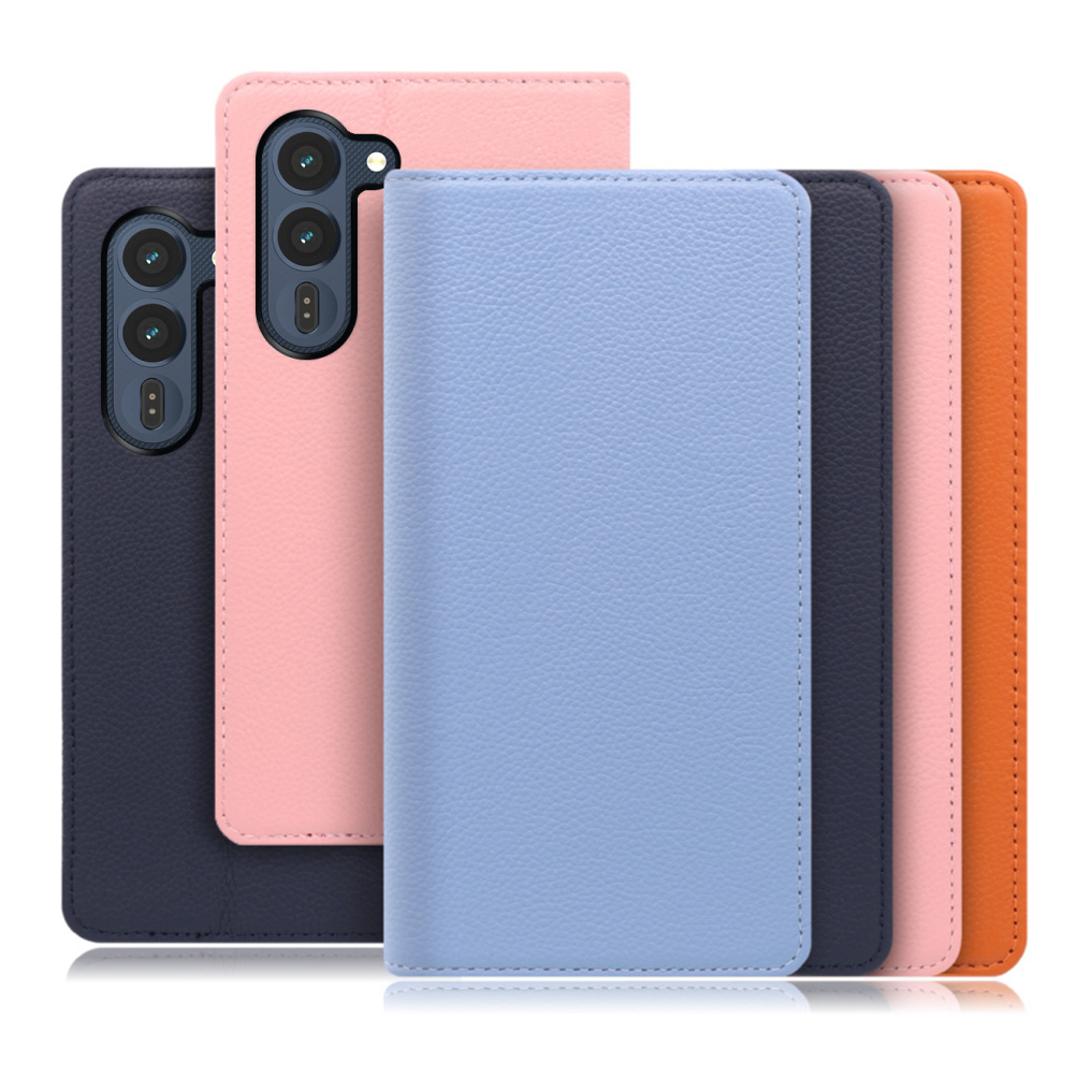 [ LOOF PASTEL ] arrows Alpha2 F-51G スマホケース ケース カバー 手帳型ケース カード収納 マグネット付き 本革 ベルトなし [ arrows Alpha2 ]