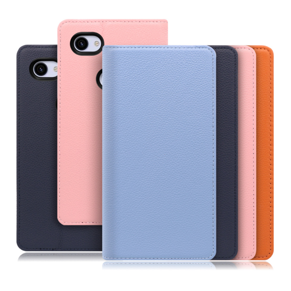 [ LOOF PASTEL ] Google Pixel 3a pixel3a ピクセル3a スマホケース ケース カバー 手帳型ケース カード収納 マグネット付き 本革 ベルトなし [ Google Pixel 3a ]