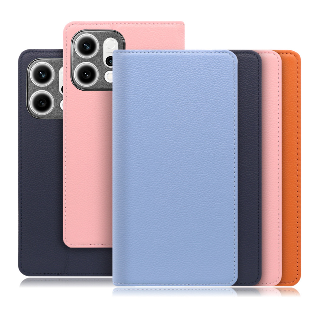 [ LOOF PASTEL ] OPPO Reno14 5G  スマホケース ケース カバー 手帳型ケース カード収納 マグネット付き 本革 ベルトなし [ OPPO Reno14 5G ]