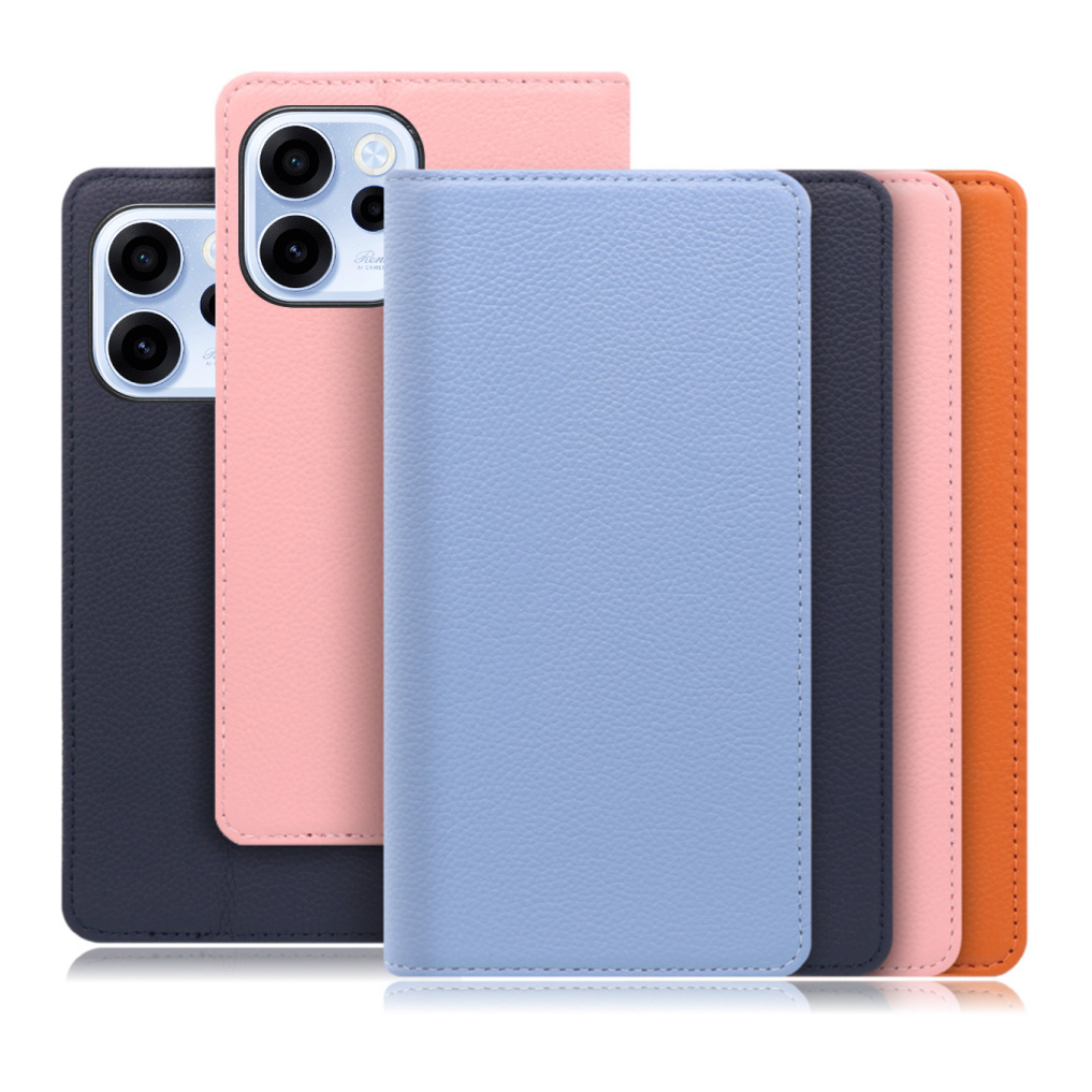 [ LOOF PASTEL ] OPPO Reno15 A CPH2801 A601OP スマホケース ケース カバー 手帳型ケース カード収納 マグネット付き 本革 ベルトなし [ OPPO Reno15 A ]