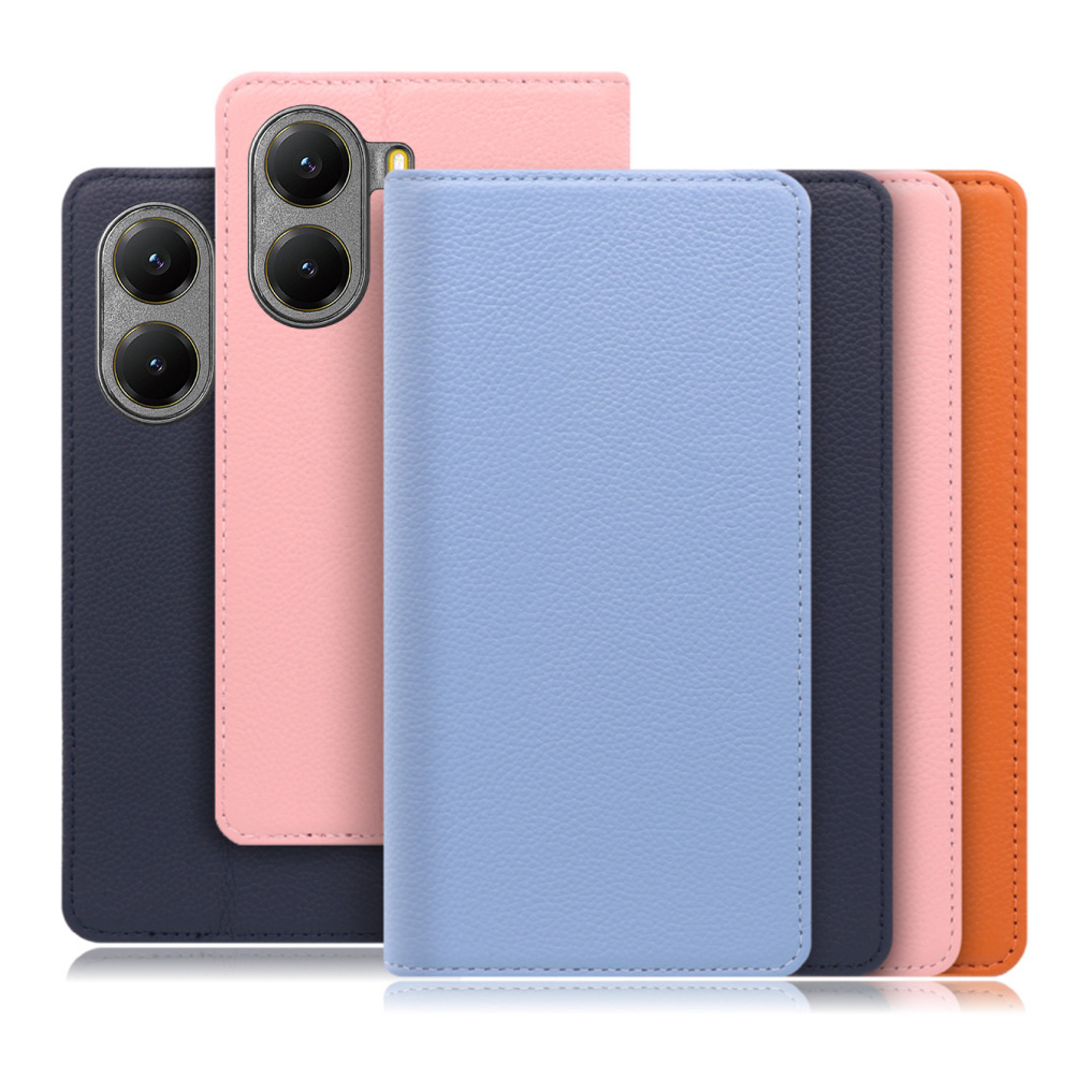 [ LOOF PASTEL ] POCO X7 Pro Xiaomi スマホケース ケース カバー 手帳型ケース カード収納 マグネット付き 本革 ベルトなし [ POCO X7 Pro ]