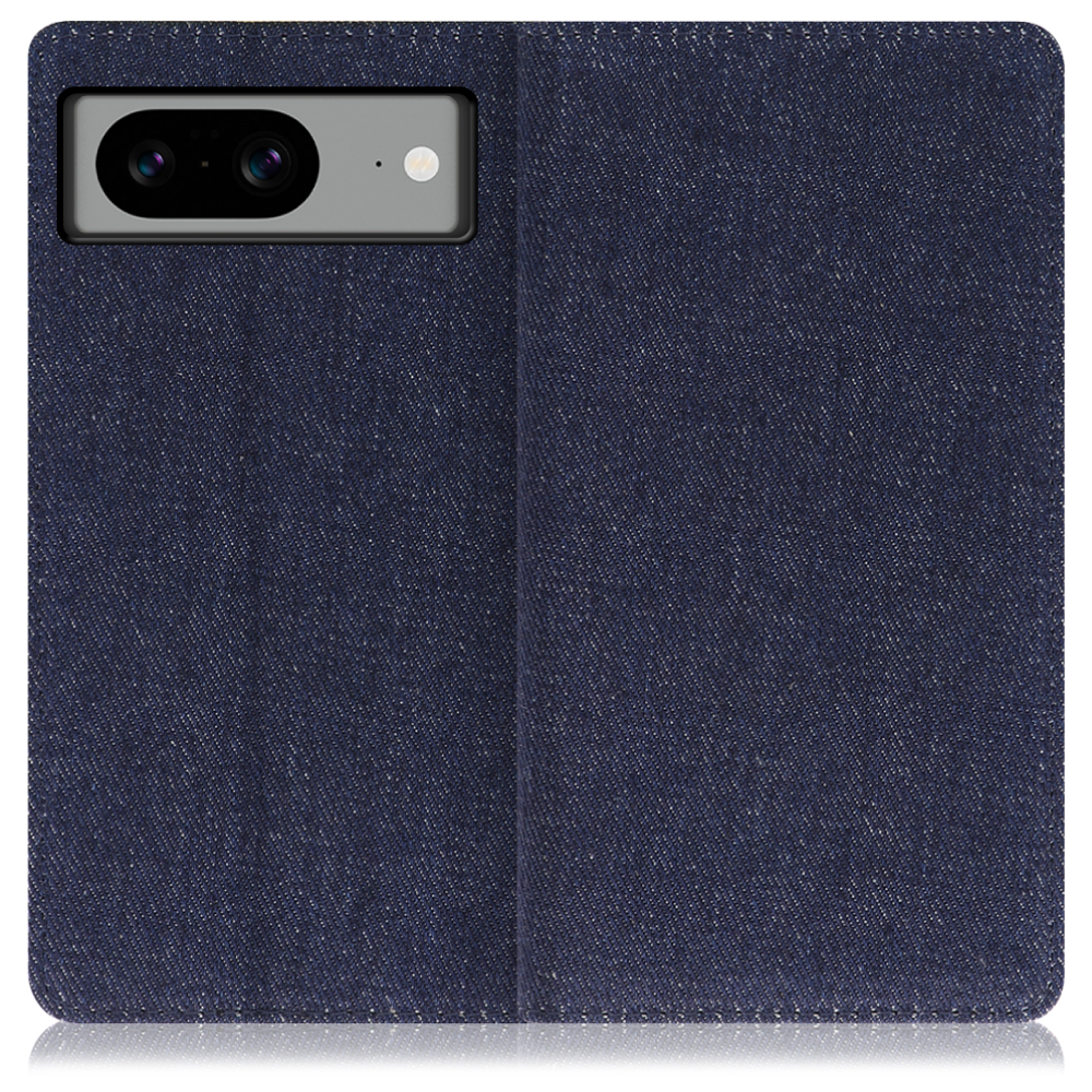 [ LOOF DENIM ] Google pixel 8 googlepixel8 Pixel8 ピクセル8 スマホケース ケース カバー 手帳型ケース カード収納 マグネット付き デニム ベルトなし [ Google Pixel 8 ]