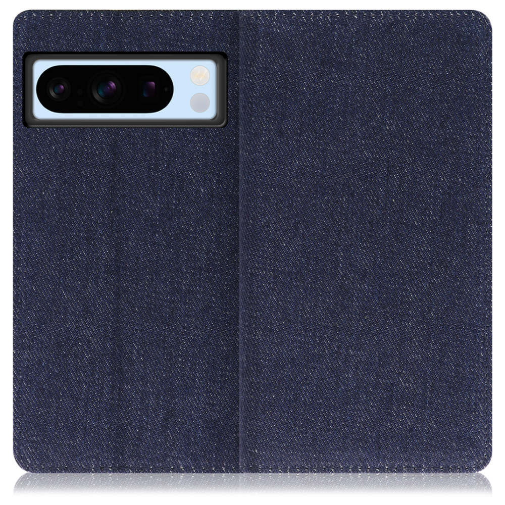 [ LOOF DENIM ] Google pixel 8 Pro googlepixel8pro Pixel8 8Pro プロ ピクセル8Pro スマホケース ケース カバー 手帳型ケース カード収納 マグネット付き デニム ベルトなし [ Google Pixel 8 Pro ]