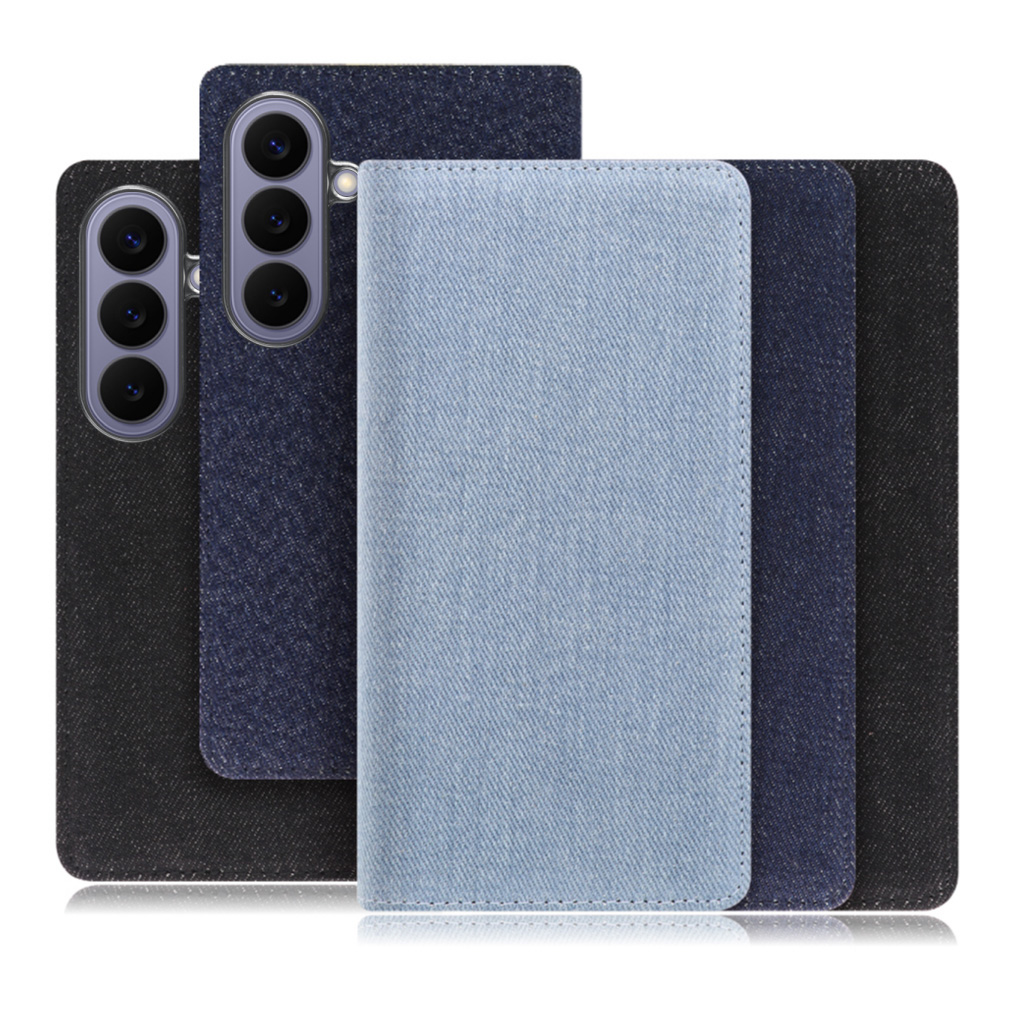[ LOOF DENIM ] Galaxy S26 Samsung SC-51G スマホケース ケース カバー 手帳型ケース カード収納 マグネット付き デニム ベルトなし [ Galaxy S26 ]