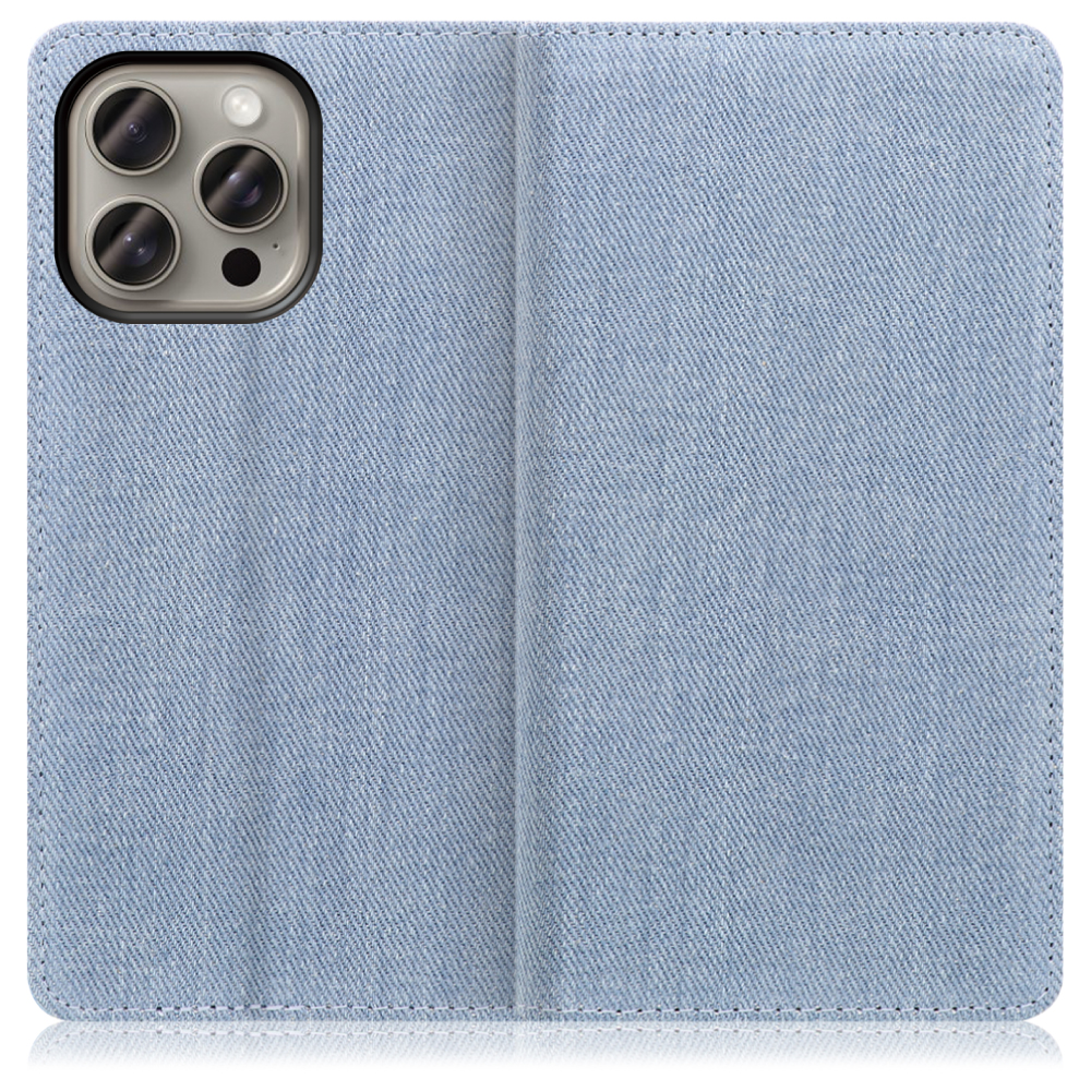 [ LOOF DENIM ] iPhone 15 Pro Max iPhone15 Pro Max アイフォン15 プロ マックス iPhone 15 15ProMax アイフォン 15 スマホケース ケース カバー 手帳型ケース カード収納 マグネット付き デニム ベルトなし [ iPhone 15 Pro Max ]