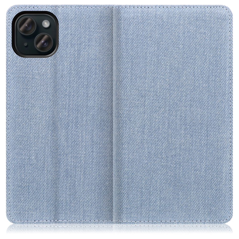 [ LOOF DENIM ] iPhone 15 Plus iPhone15 Plus アイフォン15 プラス iPhone 15 Plus 15Plus アイフォン 15 スマホケース ケース カバー 手帳型ケース カード収納 マグネット付き デニム ベルトなし [ iPhone 15 Plus ]