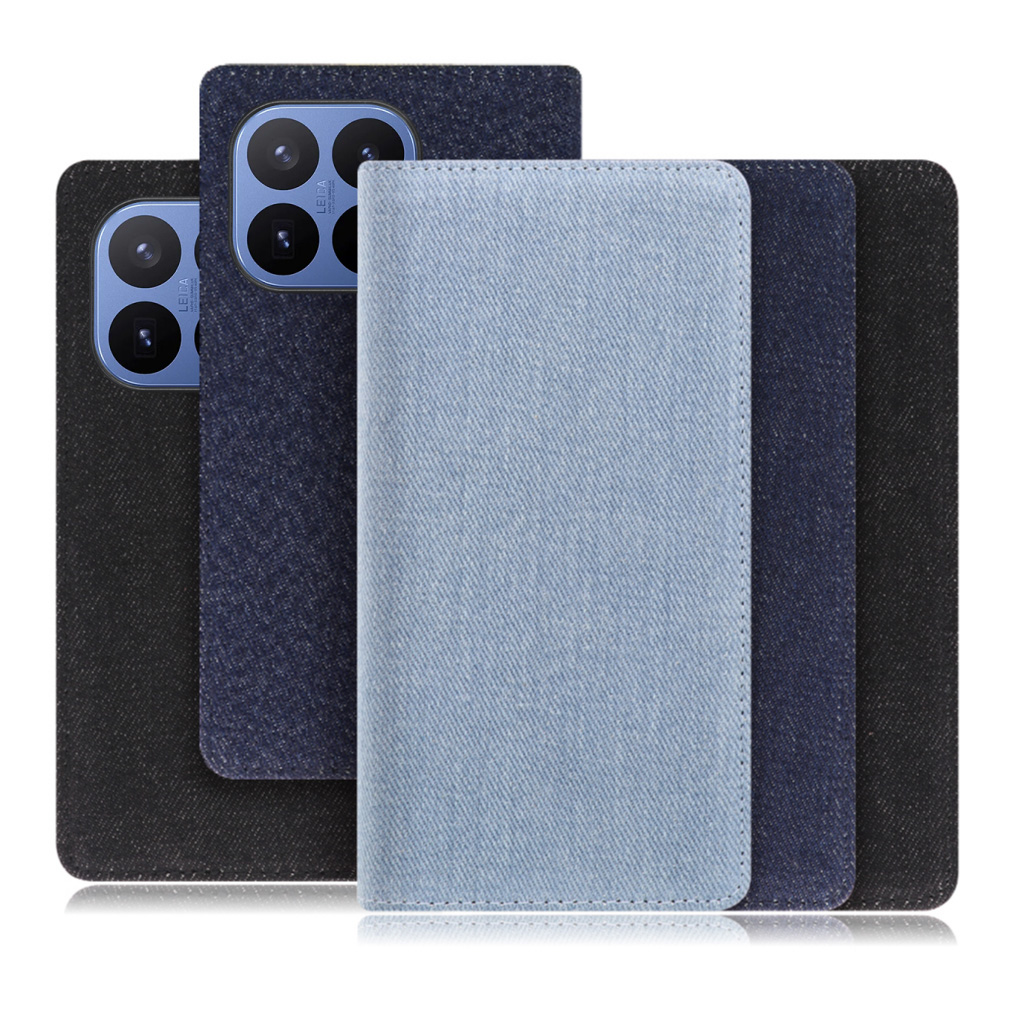[ LOOF DENIM ] Xiaomi 17T Pro シャオミ スマホケース ケース カバー 手帳型ケース カード収納 マグネット付き デニム ベルトなし [ Xiaomi 17T Pro ]