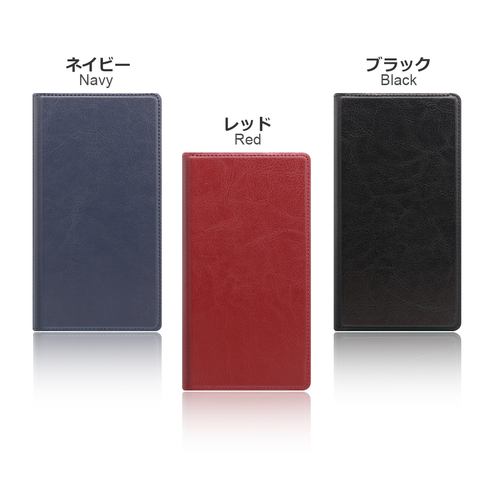 [ LOOF SOLID ] AQUOS wish3 SH-53D / A303SH / A302SH  スマホケース ケース カバー 手帳型ケース カード収納 マグネット付き 本革 ベルトなし [ AQUOS wish3 ]