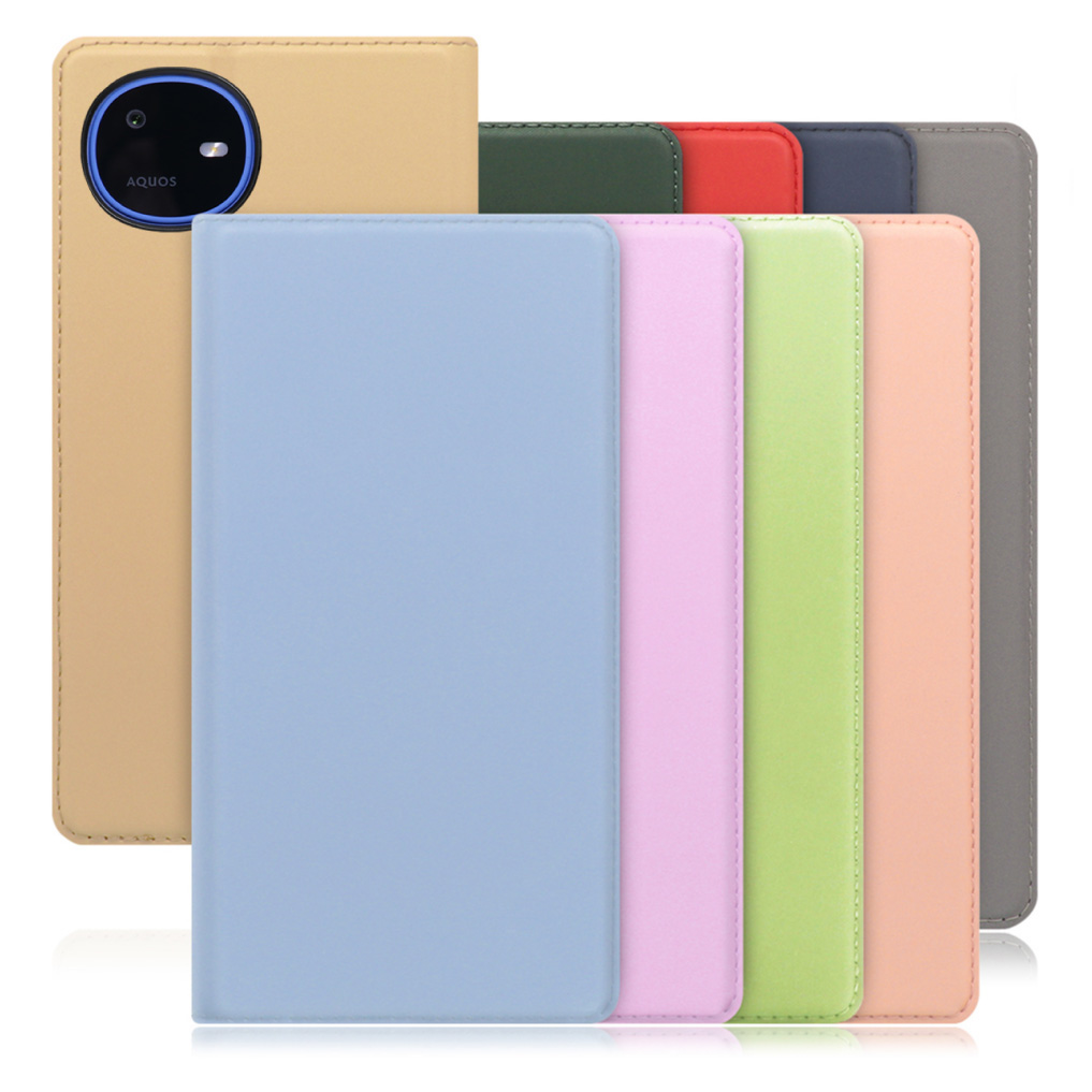 [ LOOF SKIN SLIM ] AQUOS wish6 SH-M36 スマホケース ケース カバー 手帳型ケース カード収納 マグネット付き ベルトなし [ AQUOS wish6 ]
