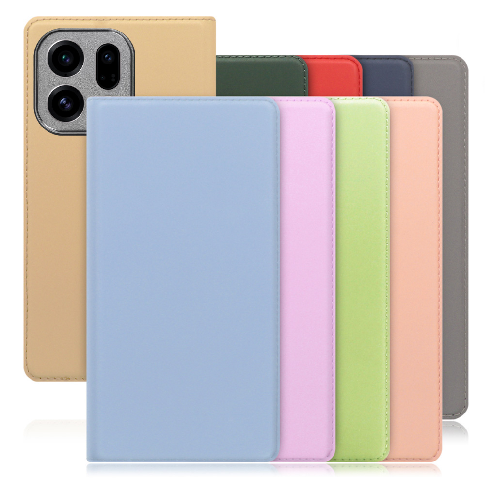 [ LOOF SKIN SLIM ] OPPO Find X9 OPG07 CPH2797 スマホケース ケース カバー 手帳型ケース カード収納 マグネット付き ベルトなし [ OPPO Find X9 ]