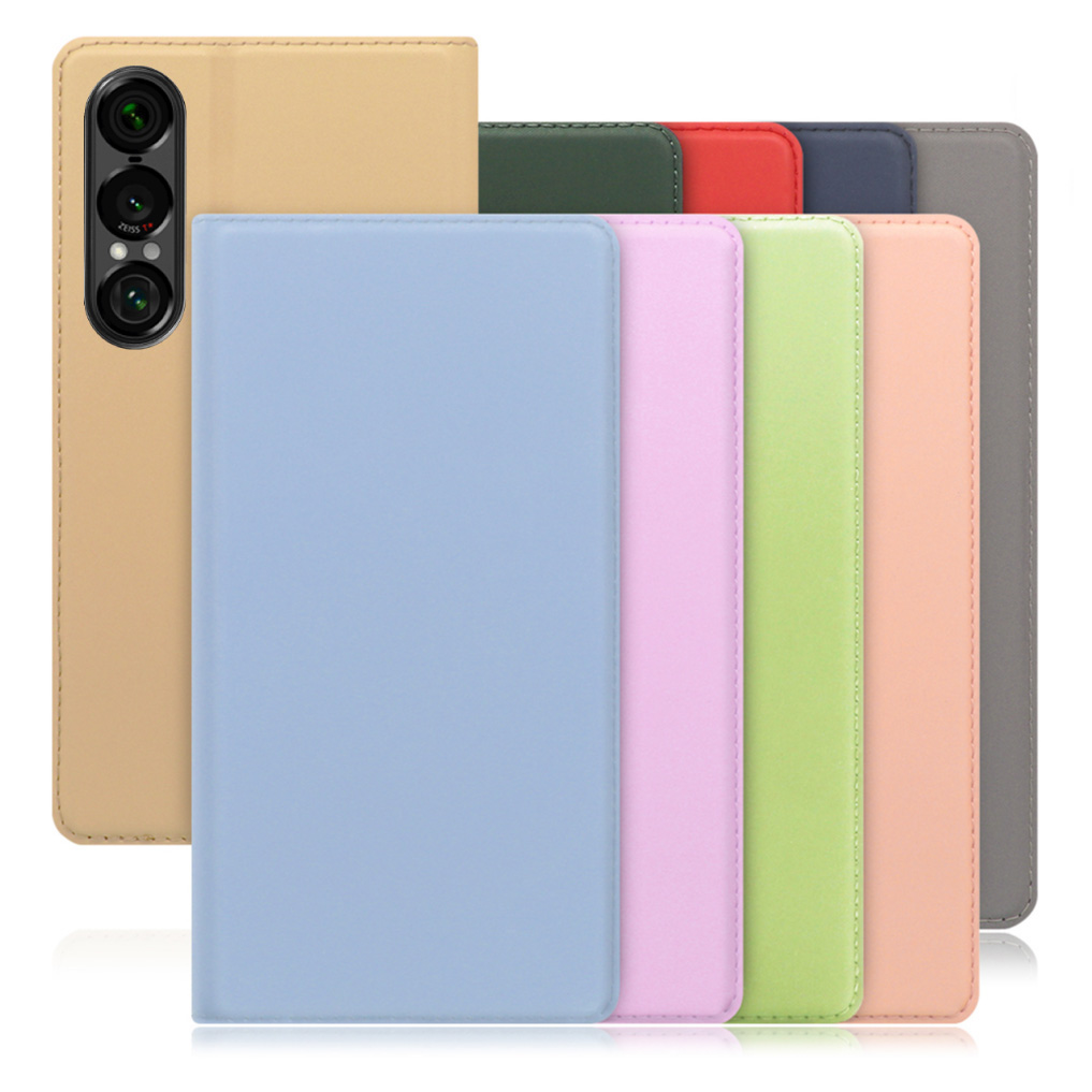 [ LOOF SKIN SLIM ] Xperia 1 VII SO-51F スマホケース ケース カバー 手帳型ケース カード収納 マグネット付き ベルトなし [ Xperia 1 VII ]