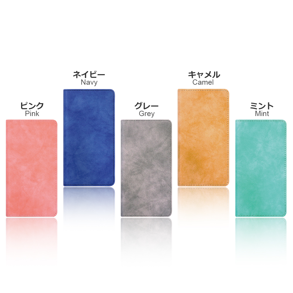 [ LOOF VINTAGE ] AQUOS wish3 SH-53D / A303SH / A302SH  スマホケース ケース カバー 手帳型ケース カード収納 マグネット付き ベルトなし [ AQUOS wish3 ]