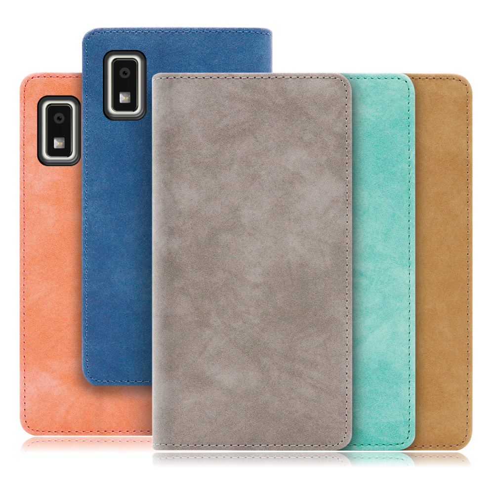 [ LOOF VINTAGE ] AQUOS wish3 SH-53D / A303SH / A302SH  スマホケース ケース カバー 手帳型ケース カード収納 マグネット付き ベルトなし [ AQUOS wish3 ]