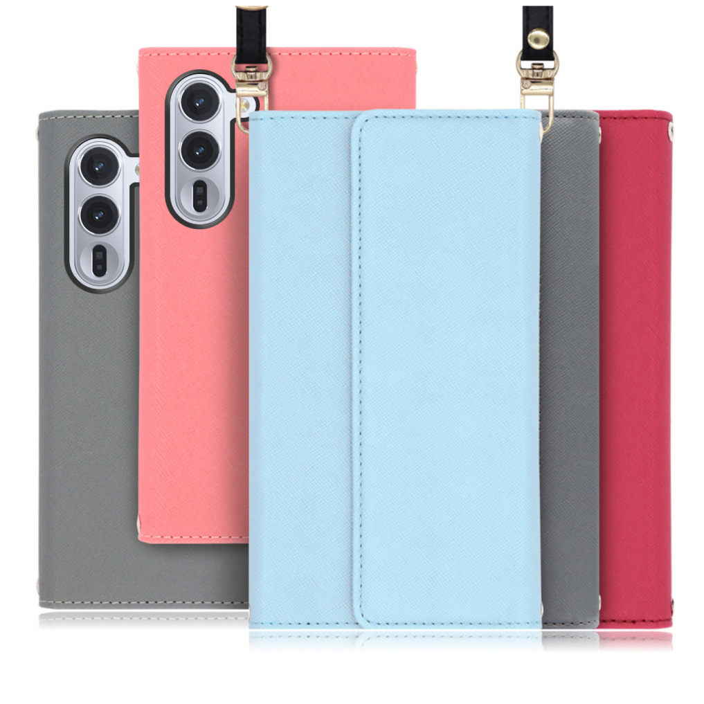 [ LOOF STRAP ] arrows Alpha F-51F M08 アルファ スマホケース ケース カバー ショルダー スマホショルダー ストラップ 肩掛け 首掛け 手帳型ケース カード収納 マグネット付き [ arrows Alpha 用 ]