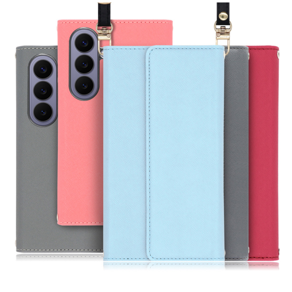 [ LOOF STRAP ] Galaxy S26 Samsung SC-51G スマホケース ケース カバー ショルダー スマホショルダー ストラップ 肩掛け 首掛け 手帳型ケース カード収納 マグネット付き [ Galaxy S26 ]